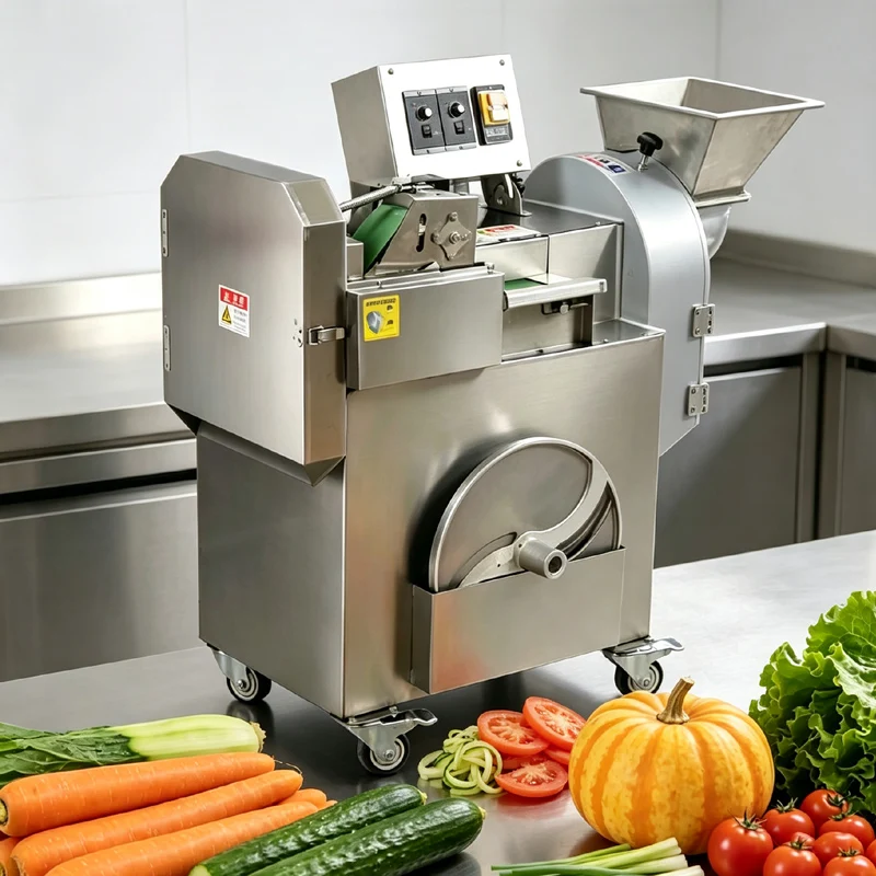 Vegetable Slice Shred Dice Segment Cutting Machine Commercial Hotel Canteen Special Vegetable Cutter Machine