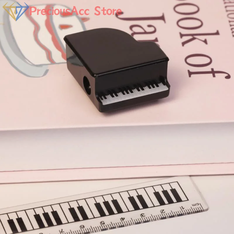 1/3/5Pcs Piano Shape Pencil Sharpener Cartoon Stationery Gift For School Office