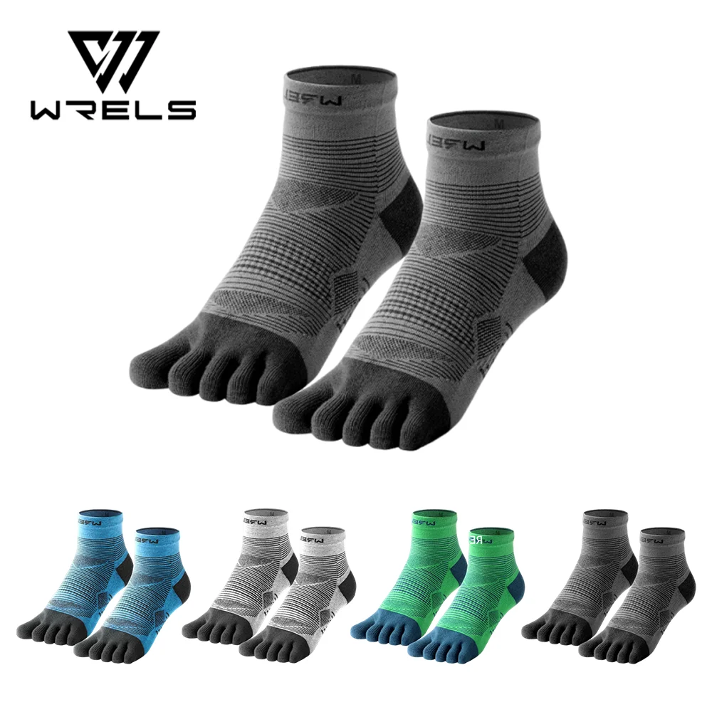 WRELS COOLMAX Kompressionssocken, atmungsaktiv, für Sport, Training, Laufen, Erholung, Radfahren, Reisen, für Damen und Herren, elastische Fußballsocken.