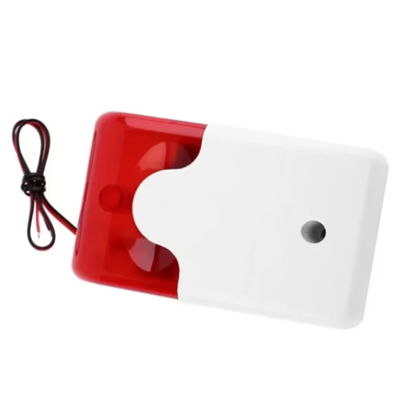 

SEWS-Flash светодиодный стробоскоп, проводная сирена 12 В, работа для системы охранной сигнализации, мини-стробоскопическая сирена, индикатор, звуковая сигнализация, сирена