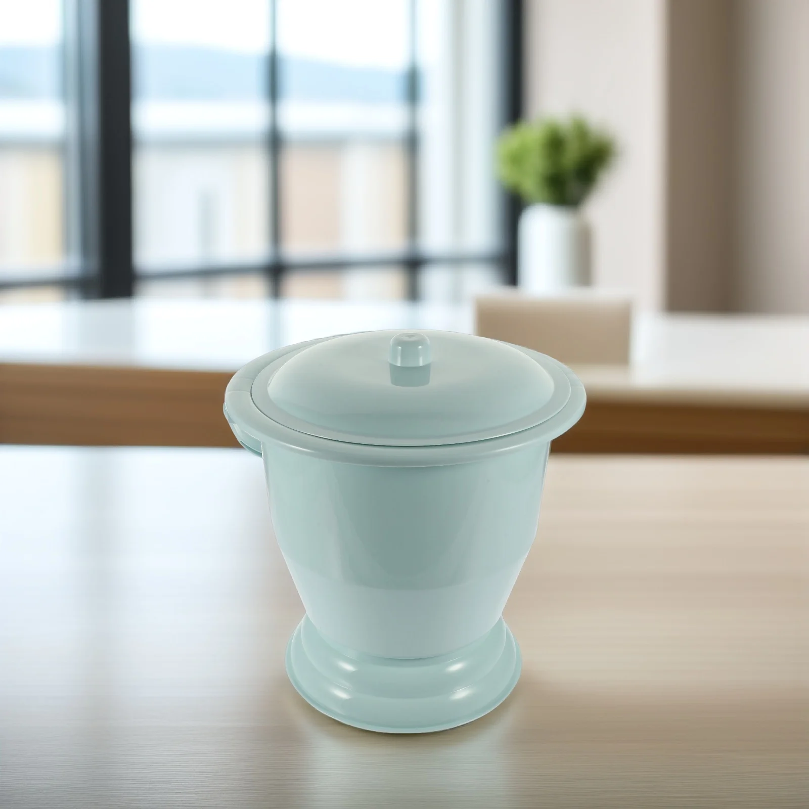 وعاء الغرفة مع غطاء سرير بلاستيكي للأطفال المسنين المحمولة مبولة المرحاض المبصقة خفيفة الوزن دائم السلس المنزلية ليلة #6