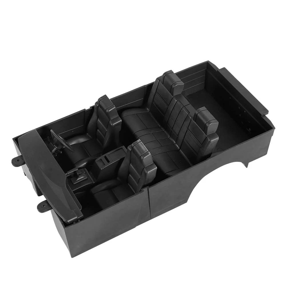 1/10 Scale LC80 Hard Body Mount Roof Rack Interior Tail Ladder