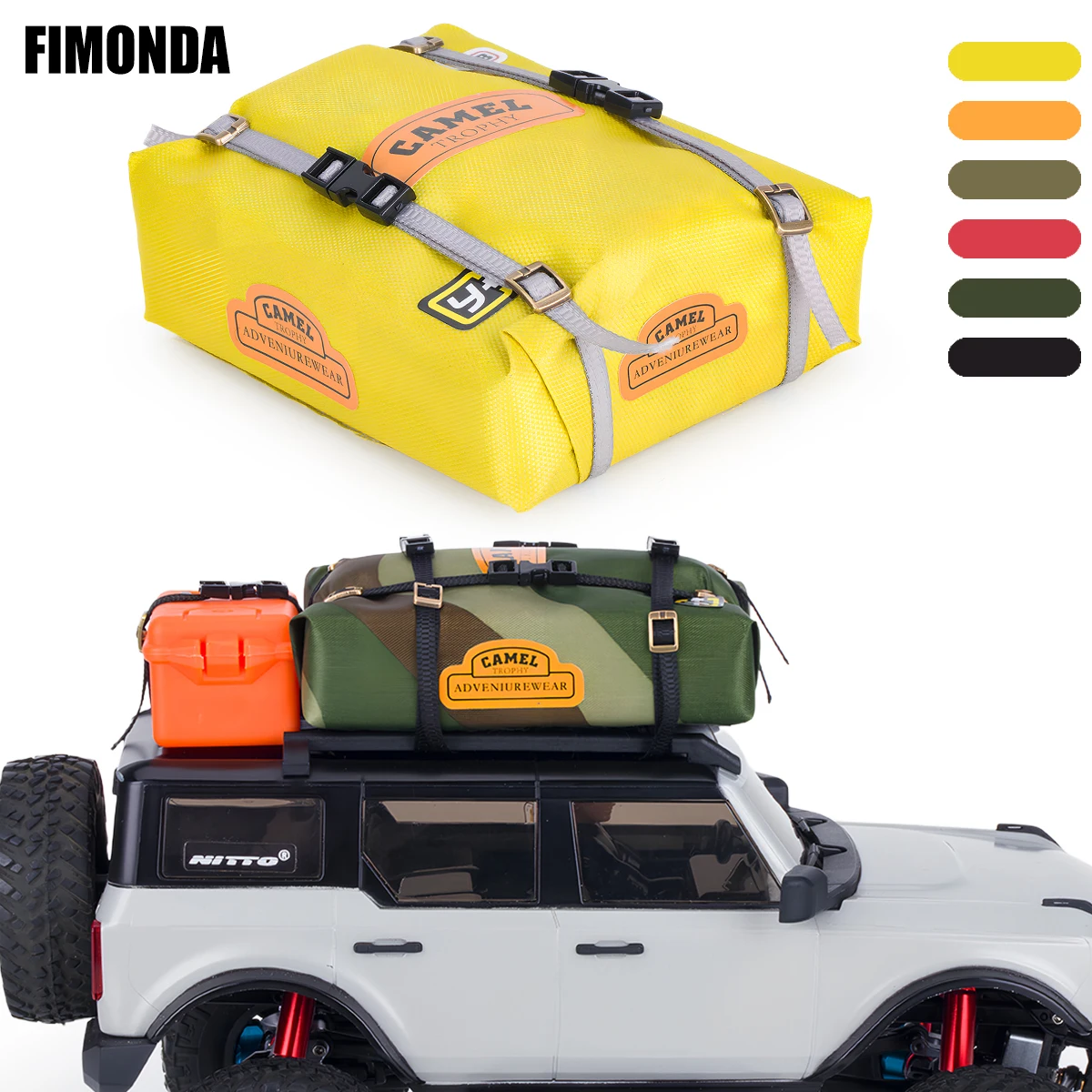 

Декоративная палатка на крышу для радиоуправляемых краулеров 1/18, 1/24 (TRX4M, Bronco, Defender, SCX24) — аксессуары для DIY-модификаций