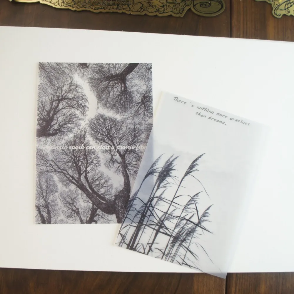 

20 Sheet White Gray Black Shadow Design Paper Gift Tag Gift Decoration Scrapbooking DIY Background Paper