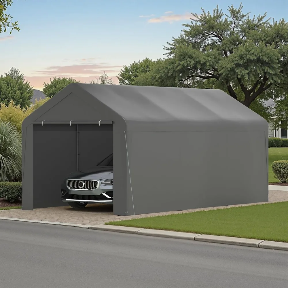 

Car Port Canopy Tent Carport 10'x20' Car Tent Portable Garage, Tents for Car Waterproof & UV Protected for Wedding, Garden Shel