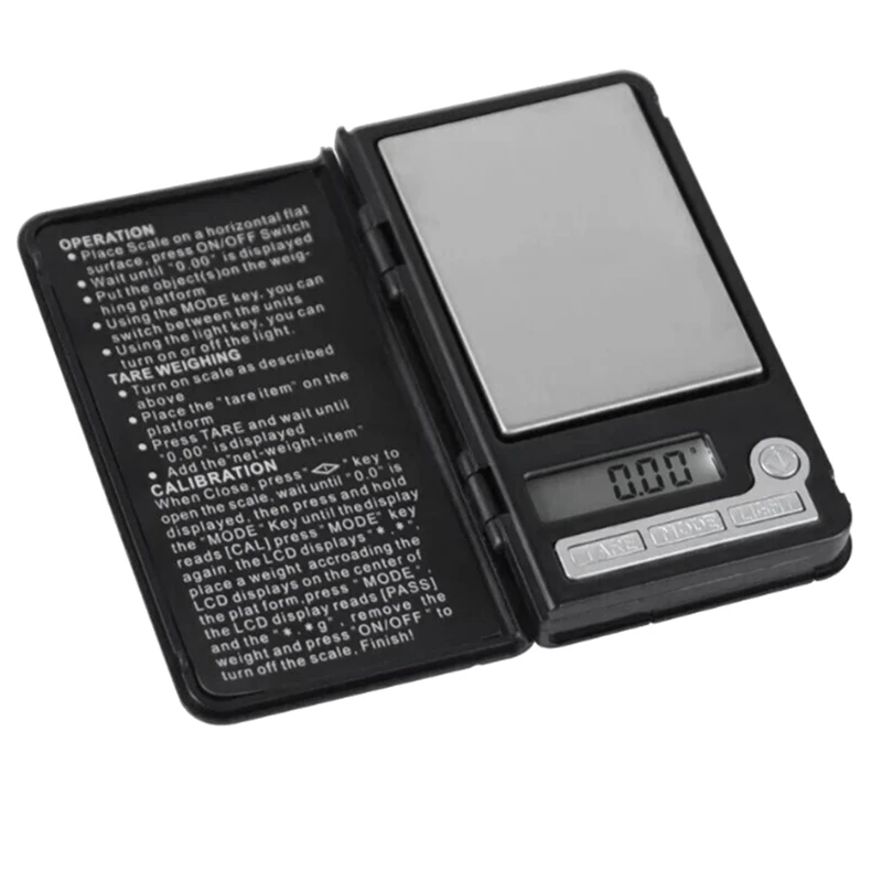 Digital Kitchen Scale Jewelry Gold Balance Weight Gram LCD Pocket Weighting Electronic Scales