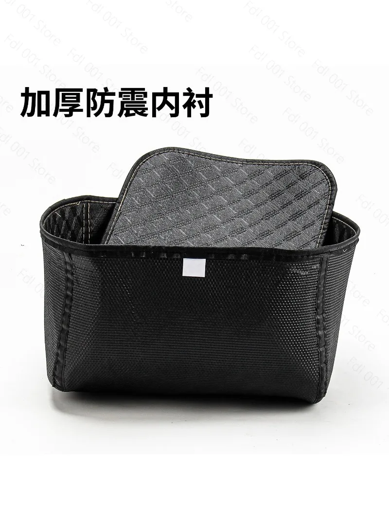 45L Motorcycle Suitcase Tail Box With Backrest Quick Disassembly Base Steel Rear Suitcase Universal Motorcycle Scooter