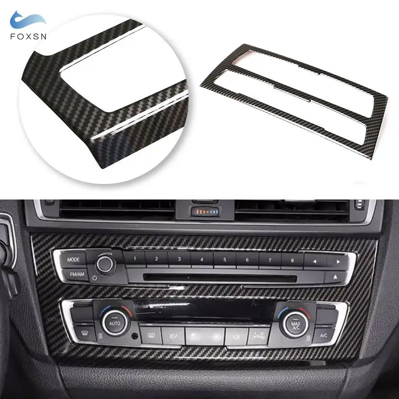 ABS Styling Car Center Air Conditioner Mode Button A/C Panel Frame Cover Trim For BMW 1 2 Series F20 F21 F22 F23 2012-2018