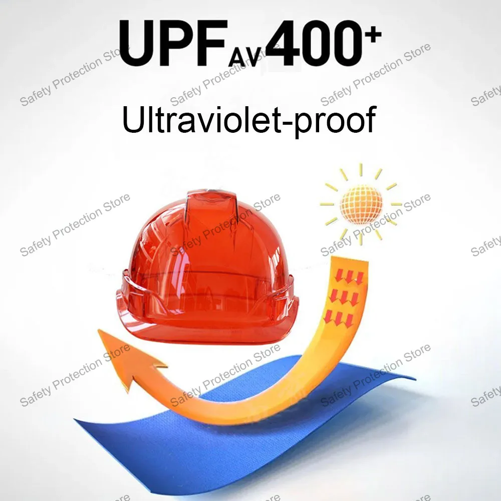 Imagem -04 - Capacete de Segurança Ventilado Protetor Transparente Proteção Principal para o Local de Trabalho Exterior Chapéu Duro para Escalar e Trabalhador