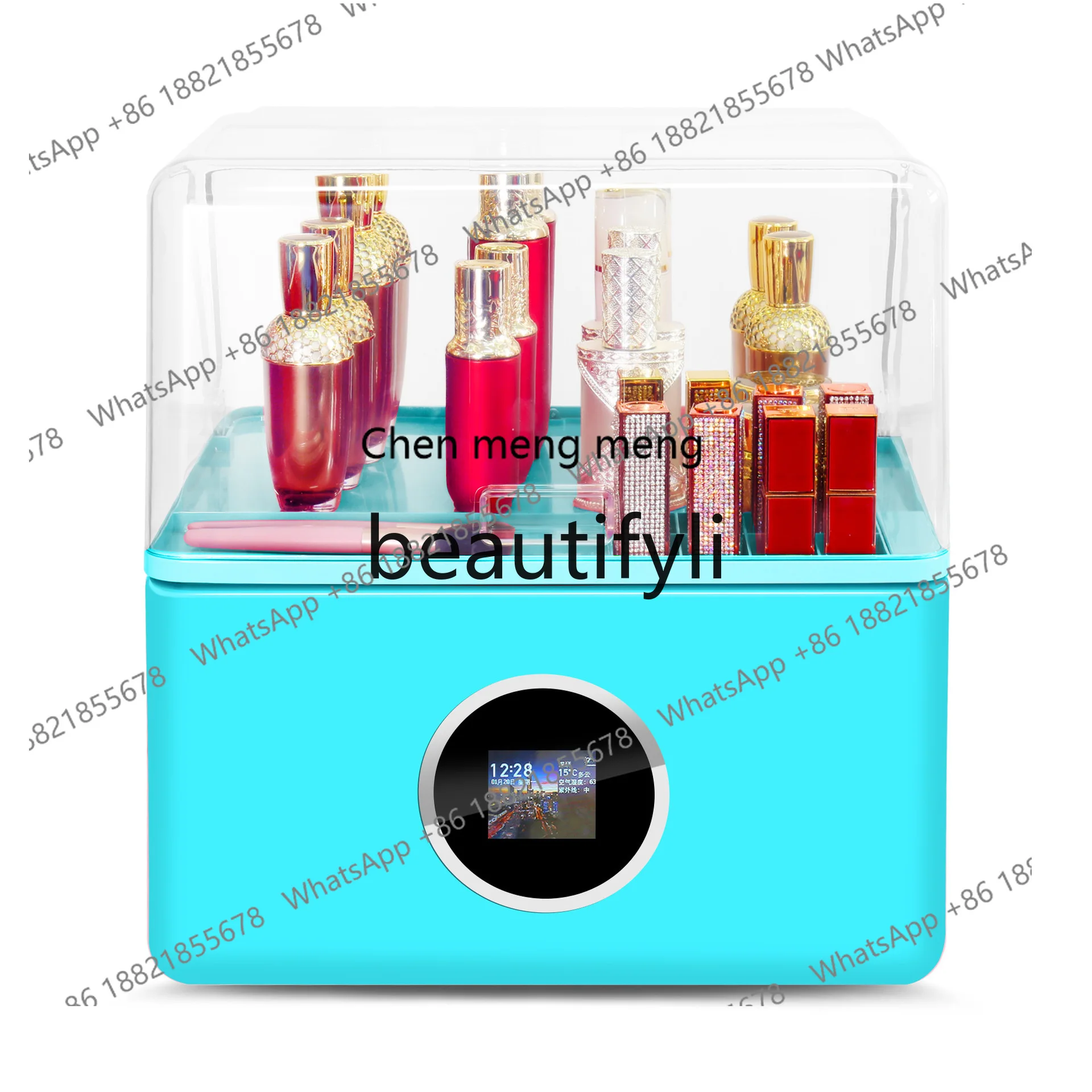 Z189 a56 الحياة مساعد المتكلم الجمال درجة حرارة ثابتة تخزين المبردة الثلاجة الذكية الثلاجة الصامتة #3