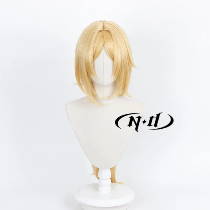 Nd gatilho cosplay perucas loira peruca zenless zona zero zzz jogo cosplay perucas de cabelo para mulheres comic con coser resistente ao calor