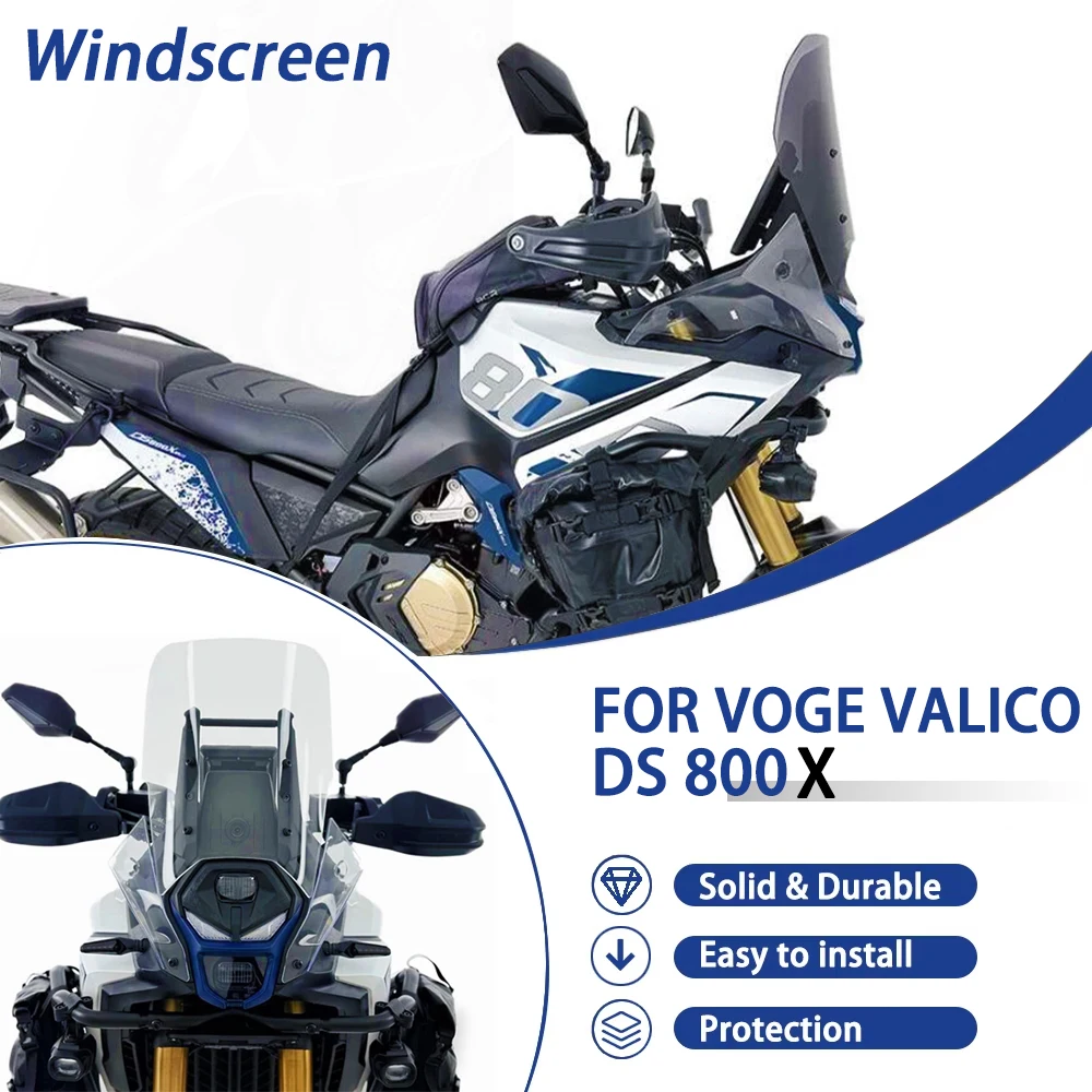 For Voge DS800X Rally Windscreen DSX800 Rally DS800 Rally DS 800 X Rally Touring Windscreen DS800X Motorcycle Accessories