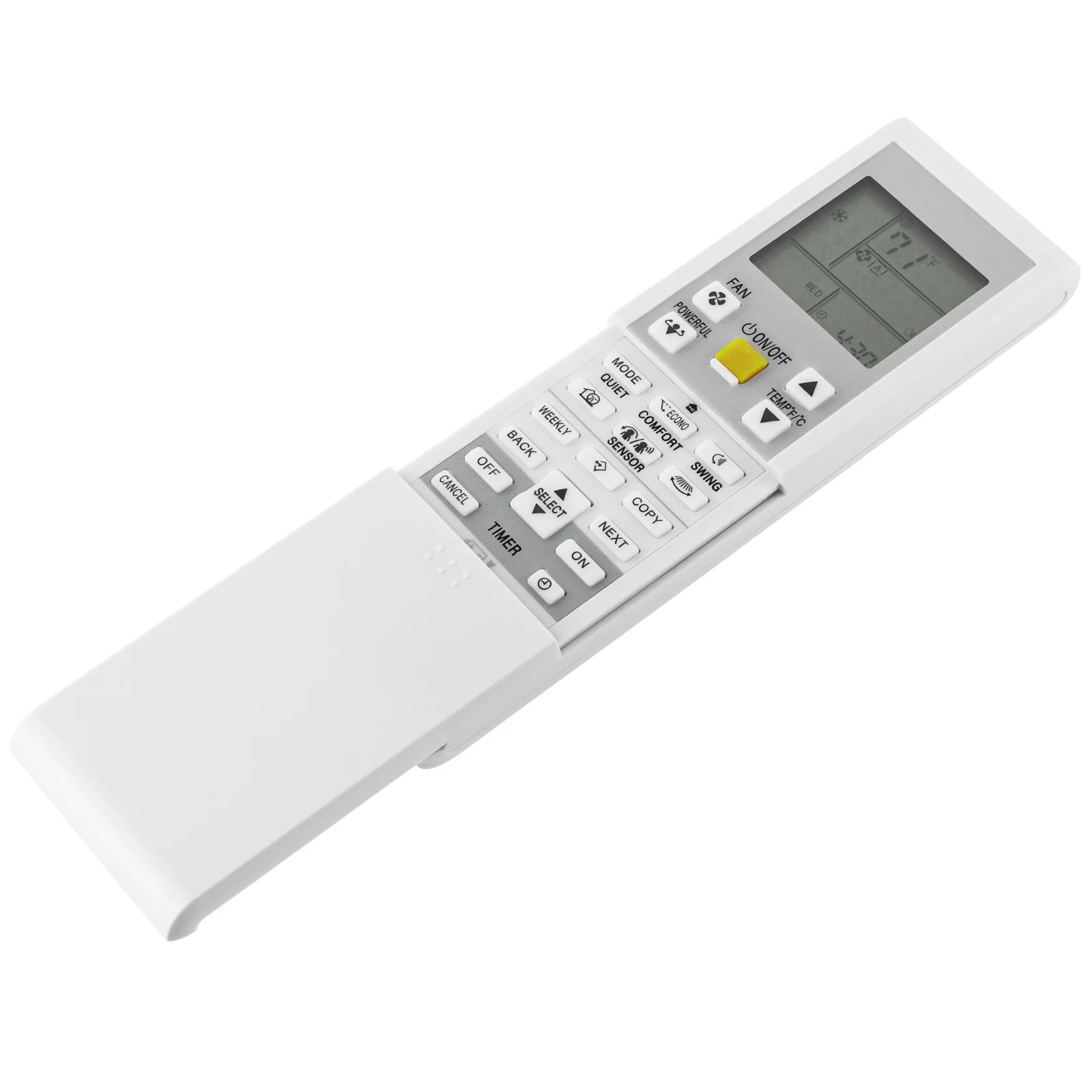 جهاز تحكم عن بعد لمكيف الهواء دايكن ، وحدة تحكم مع إضاءة خلفية ، لا وظيفة توقيت أسبوعي ، جديد ، ARC452A4