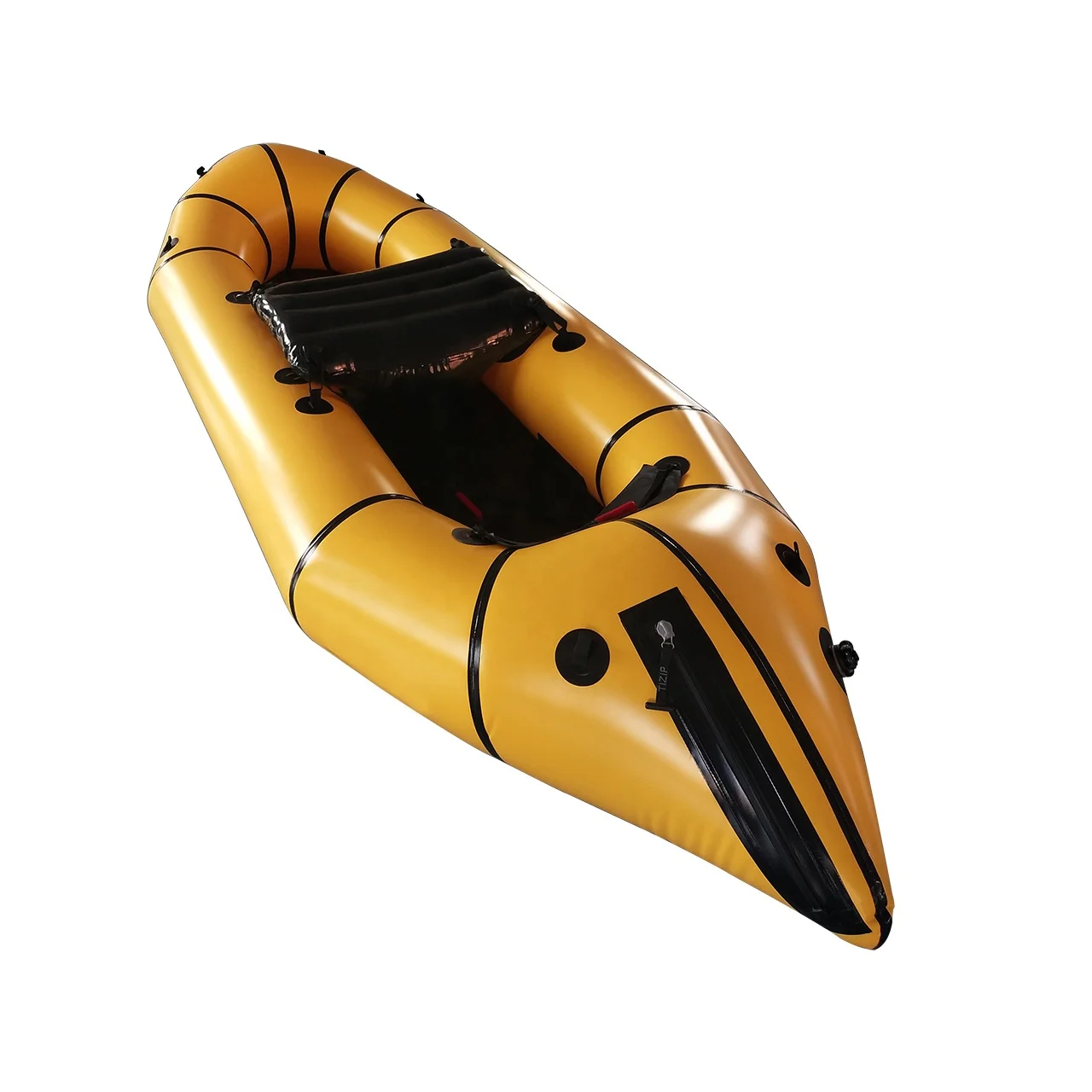 

High Quality Factory Customized PVC/TPU Inflatable Boat Pack Raft Surfing Packraft with Tizip