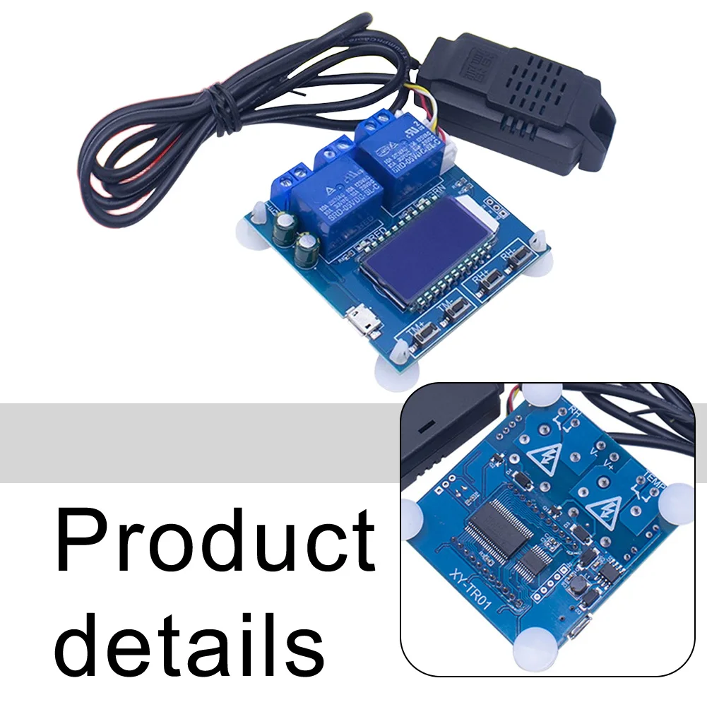 XY-TR01 Humidity Temperature Controller Temperature And Humidity Control Module Hygrometer Thermometer LCD Digit Display