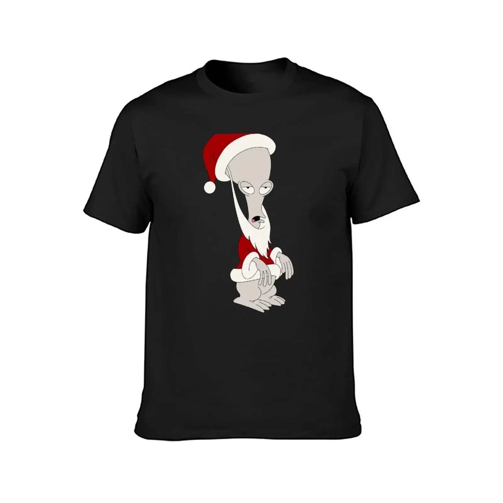 Roger as Santa T-Shirt sports fans quick-drying shirts graphic men clothes