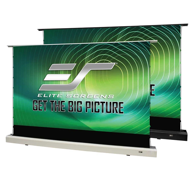 121'' Floor-Standing Projection Screen for Home theater Projection Screens Pull Up