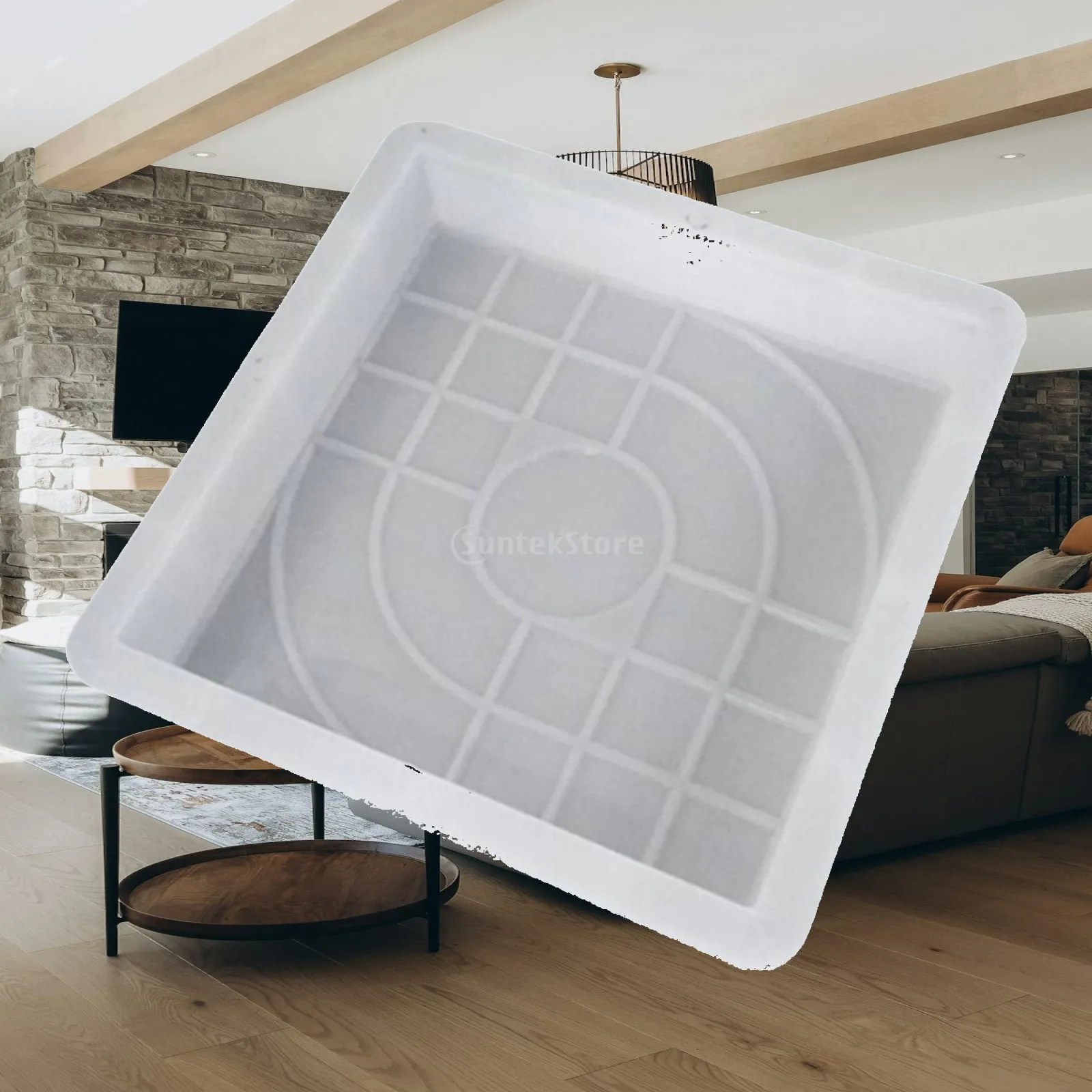 Path Makers Molds Square Paving Mould for Garden Patio Stepping Stones Walkway