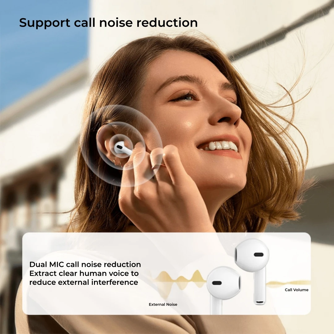 True Wireless Bluetooth 5.49 Earphones with a 72 Hour Battery Life, Semi In Ear Bluetooth Earphones for Christmas and Birthday
