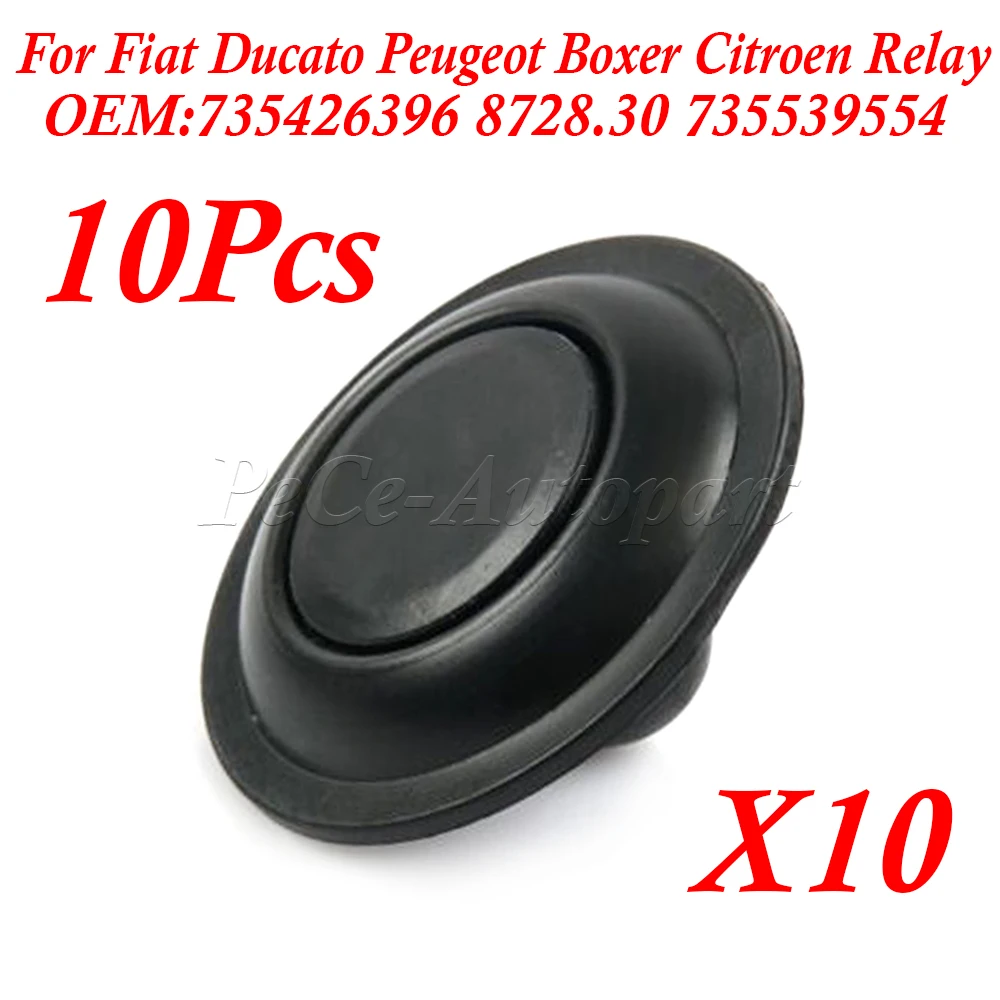 

10Pcs For Fiat Ducato Peugeot Boxer Citroen Relay 2006-2021 Rear Inner Door Release Button 735426396 872830 735539554 1607485980