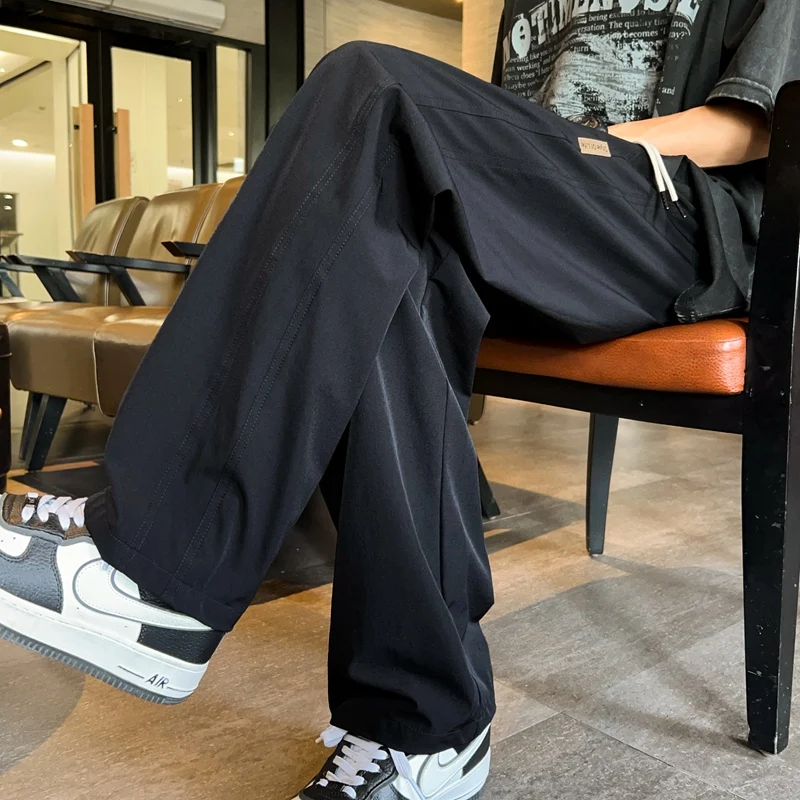 Men's Casual Trouser Men's Clothing Fashion Pants Spring Man Summer Outdoors Sweatpants Streetwear Male Clothes Sportswear