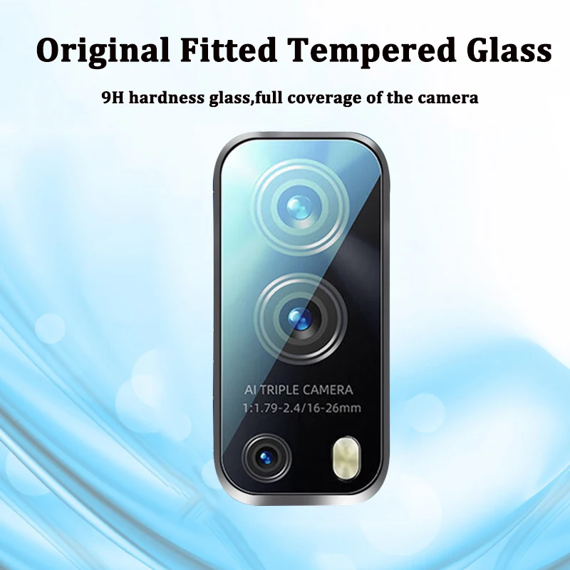 9H Tempered Glass Rear Camera Lens Protector For VIVO Y52 5G/Y72 5G/Y76 5G Intergrated Full Coverage Curved Lens Film( 1 Pack )