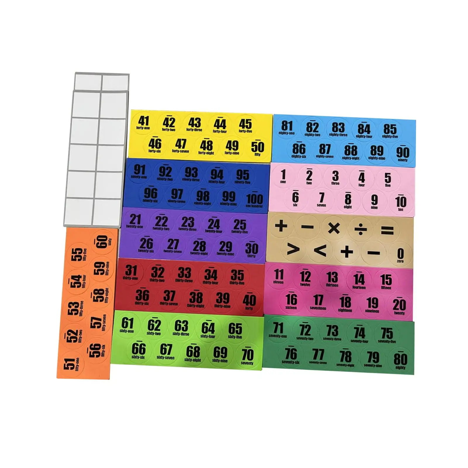 Montessori Math Hundred Board with Demonstration Boards 1-100 Consecutive Numbers Valentines Gifts for Kids 3 4 5 Years Old