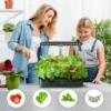 Hydroponic with Automatic Water Pump Ultimate 12-Pod Indoor Garden 24W LED Smart Touch