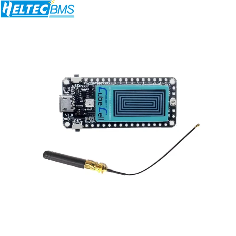 CubeCell Dev-Board Plus  ASR605x with SX1262 for LoRa/LoRaWAN node applications and Arduino lithium batteries and solar panels