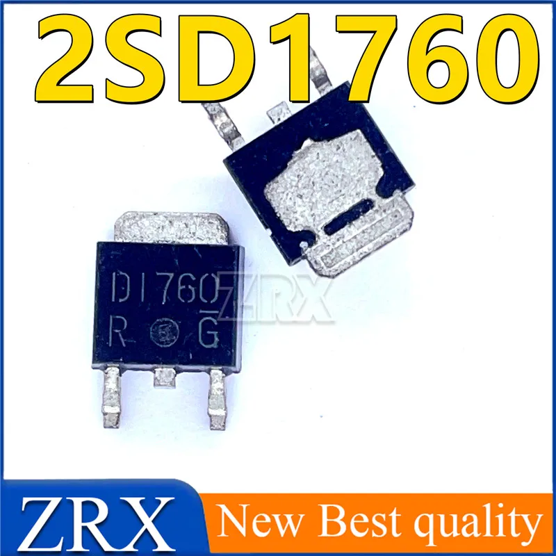 

5Pcs/Lot Brand new imported genuine 2SD1760 D1760 TO-252 chip triode transistor