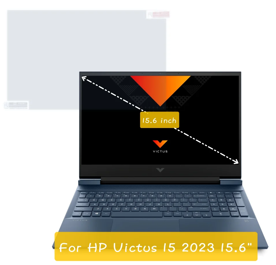 5PCS Clear/Matte Laptop Screen Protector Film for HP  Victus 15.6