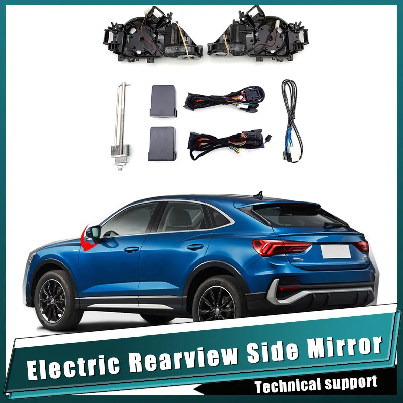 Auto Audi Q3 Intelligent Automatic Car Electric Rearview Side Mirror Folding System Kit Module