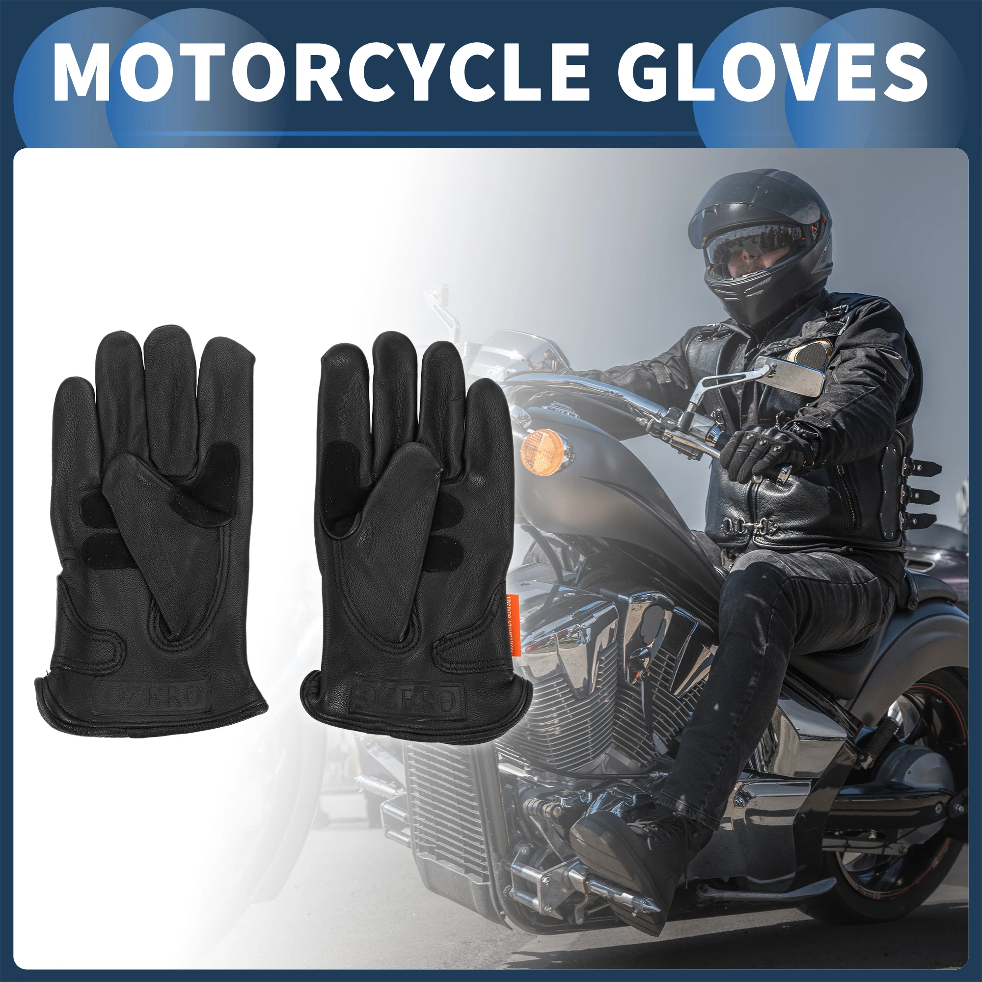 Motoforti Motorcycle Gloves Outdoor Off-Road Mountain Motorcross Motorbike Dirt Bike Bicycle Racing ATV UTV Sheep Leather