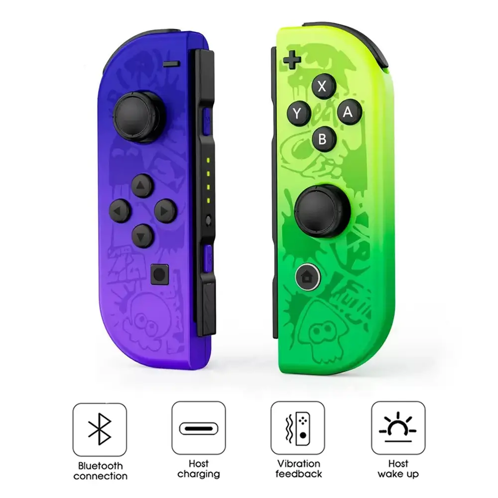 2025 novo para joycons gamepad para interruptor bluetooth controlador sem fio joystick com consoles de videogame cubo