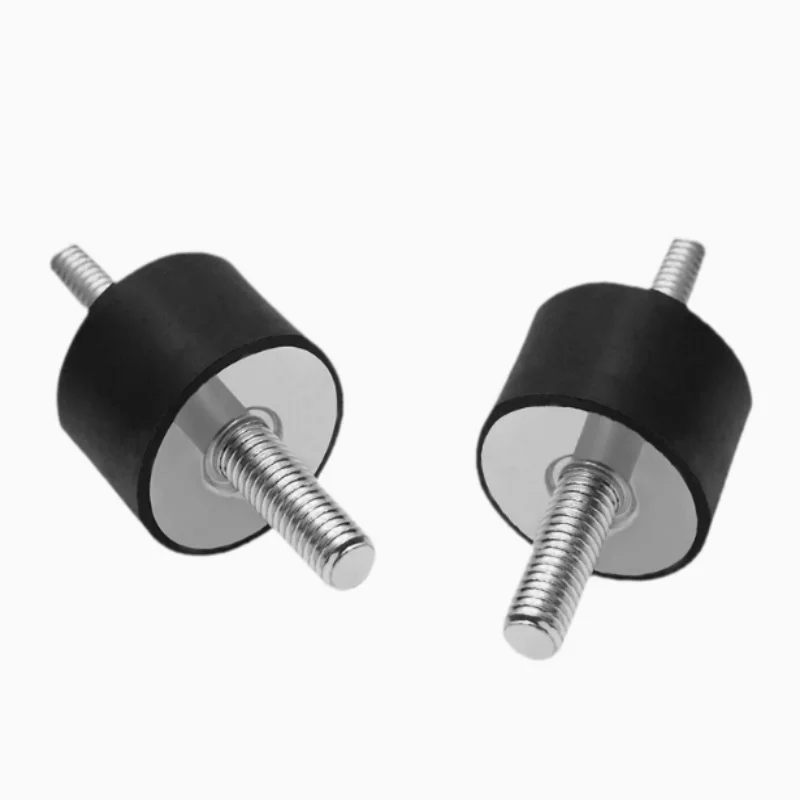 2PCS M3/M4/M5M6 Rubber Steel Mounts Anti Vibration Shock Damper for Air Compressors Water Pump Welding Machine
