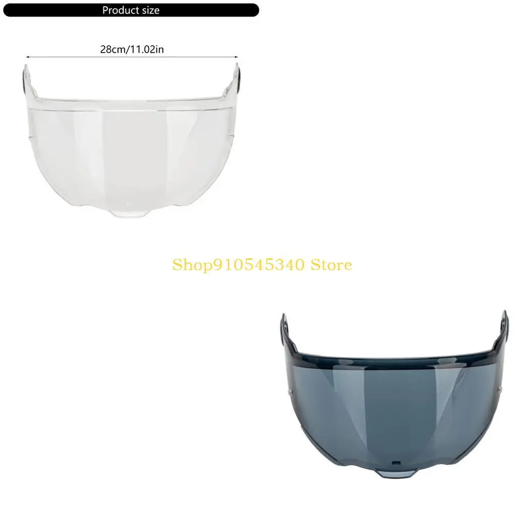 U2JA Anti Wind Noise Motorbike Helmet Visors Lens Cover Insert Easy Tool Less Installation for Long Rides and City Commuting