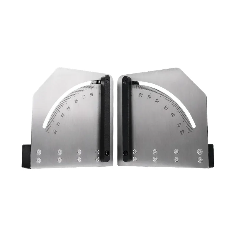 For Bending Machine Angle Auxiliary Ruler, Stainless Steel Sheet Metal Bending Fixture Adjustable Magnetic Suction Ruler