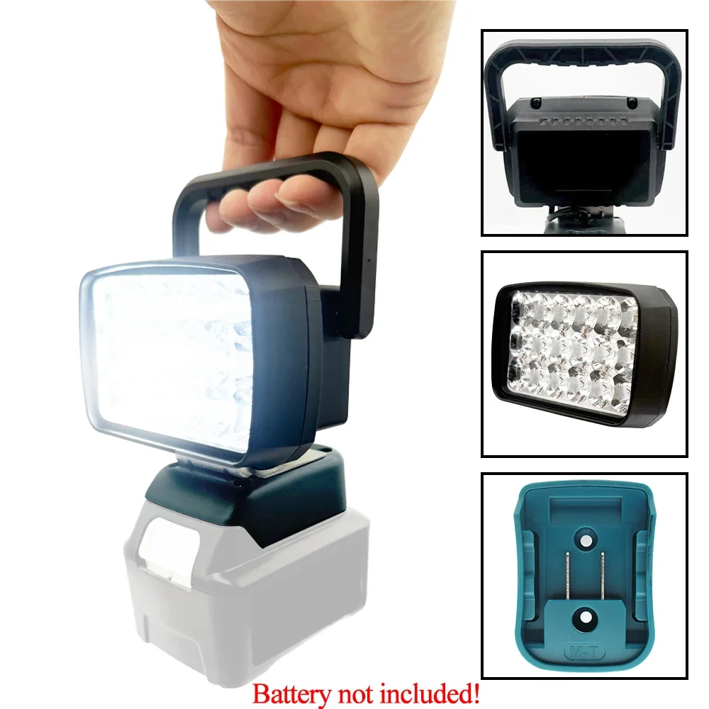 Power Tool Accessories for Makita 12V Li-ion Battery BL1021B BL1041 18 LED Work Lights Handheld Lamp Portable Lanterns Spotlight