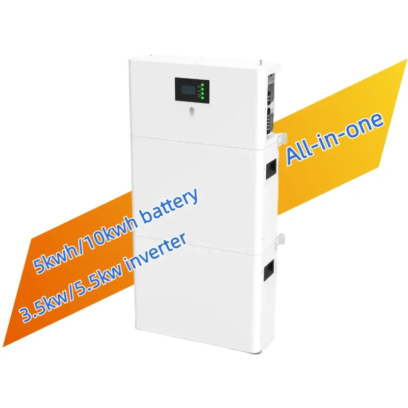 

Large Capacity all in one solar energy system 51.2V 5KWH 10KWH inverter and LiFePO4 lithium battery for home use