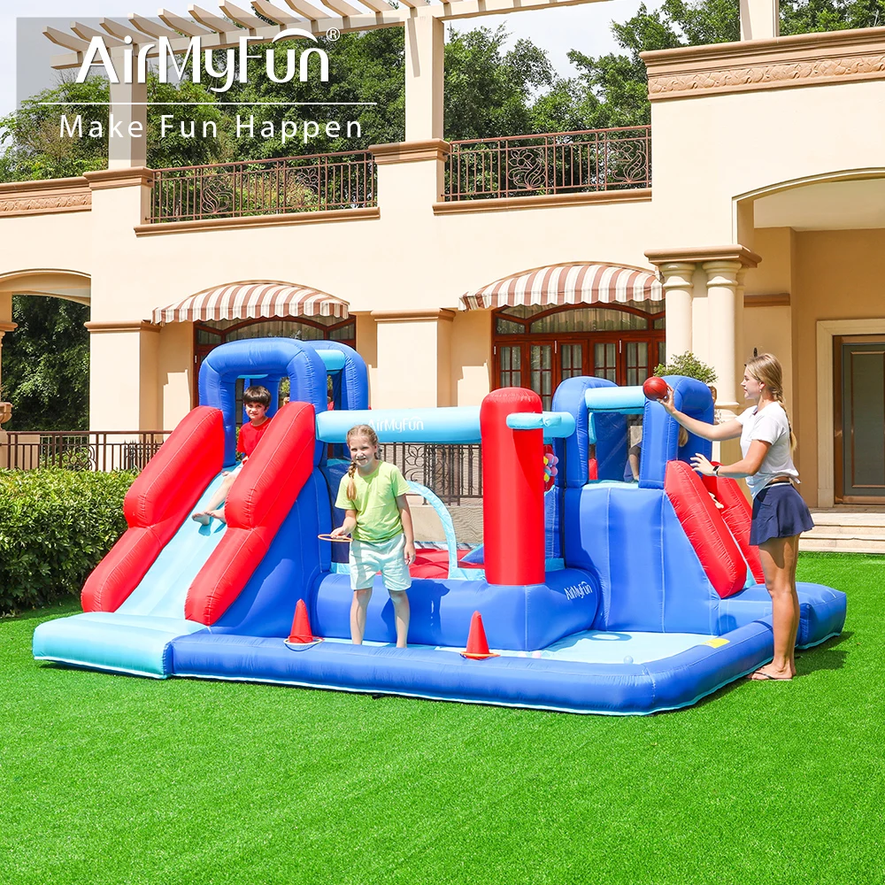 Wholesale Jumping Kids Inflatable Bounce House home Use Bouncy Castle Bounce House With Slide Combo