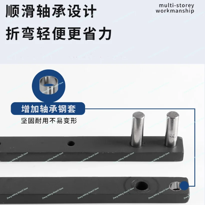 Manual Bending Machine Steel Bar Benders Braided Basket Anchor Hook Iron Steel Copper Bar Light Bracket Manual Bending Tool