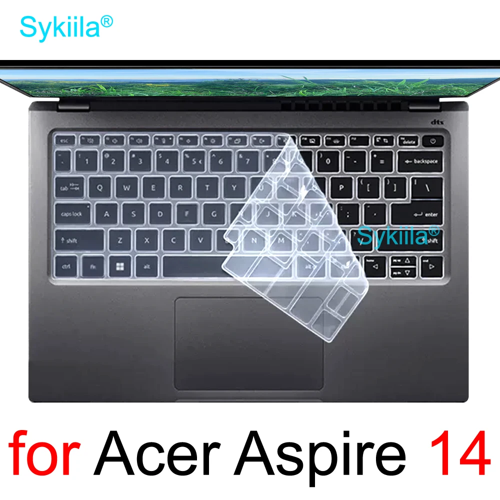 

Keyboard Cover for Acer Aspire 1 3 5 Vero 14 Inch A114 A314 A514 AV14 R3 R5 E1 E5 ES1 V3 V5 V7 EC Silicone Protector Skin Case