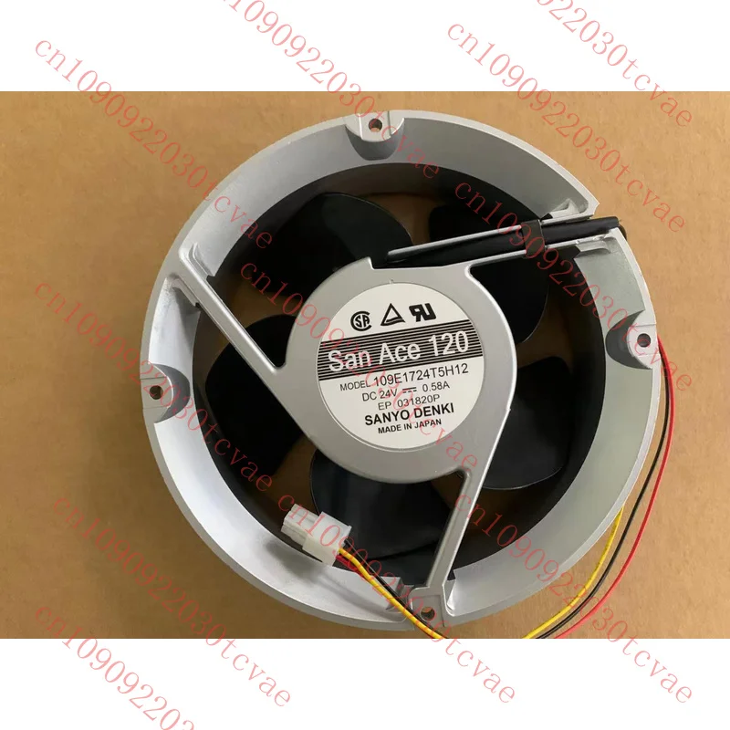 

1pc new fan SAN ACE172 109E1724T5H12 24V 0.58A For SANYO