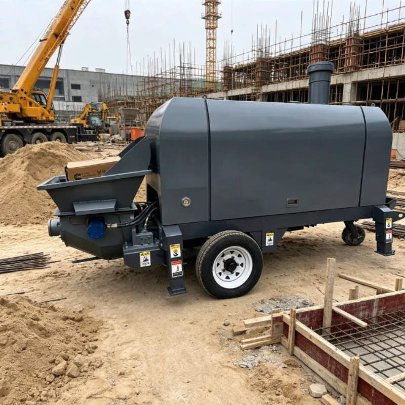 Customized High Efficiency Diesel Engine 85kW Concrete Pump Stable and Smooth Output 40m/h Concrete Pump