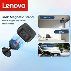 Lenovo 6K Mini Security Camera Wireless 2.4G WiFi Monitoring Security Protection Remote Night Vision Surveillance Smart Home New