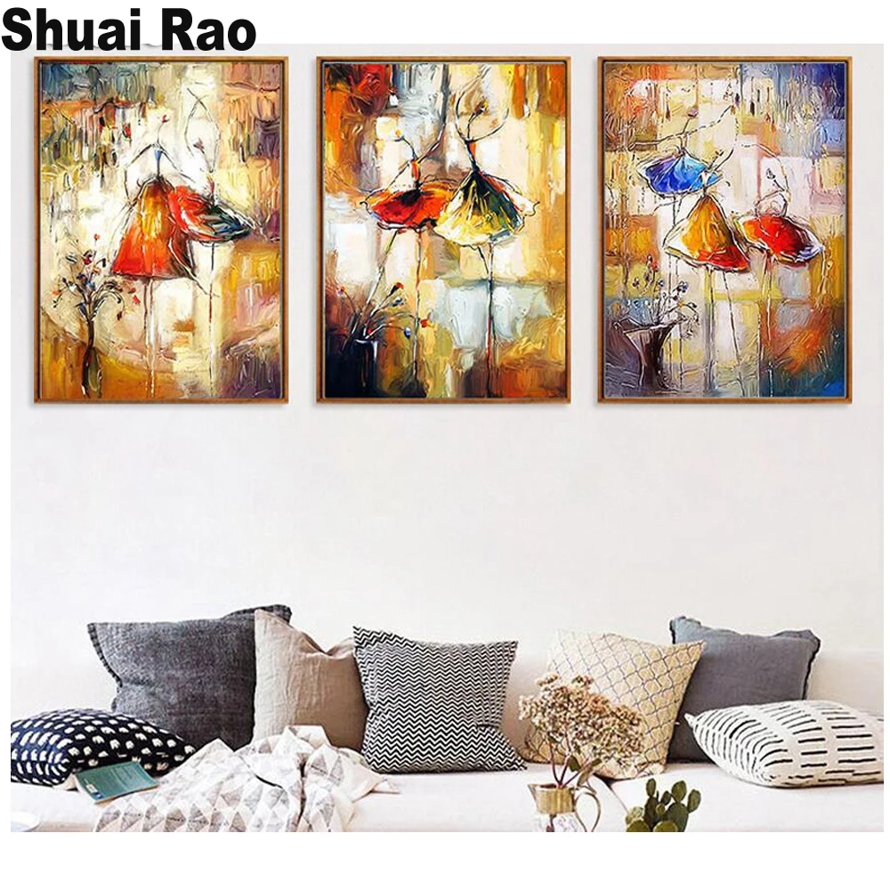 diy 3pcs set full diy diamond painting 