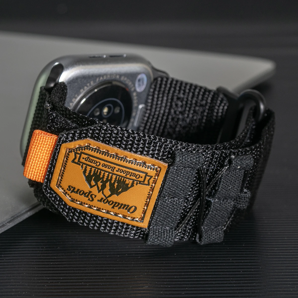 Strap for Apple Watch Band 46mm 45mm 44mm Ultra 49mm 40mm 42mm 41mm 40 44 Mm Wide Nylon Iwatch Series 10 9 Se 8 Correa Bracelet