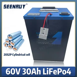 SEENRUY Lifepo4 Battery Pack 60V 30Ah Electric Motorcycle 3000W 2500W Motor New Brand 3.2v Lifepo4 15Ah 20S2P