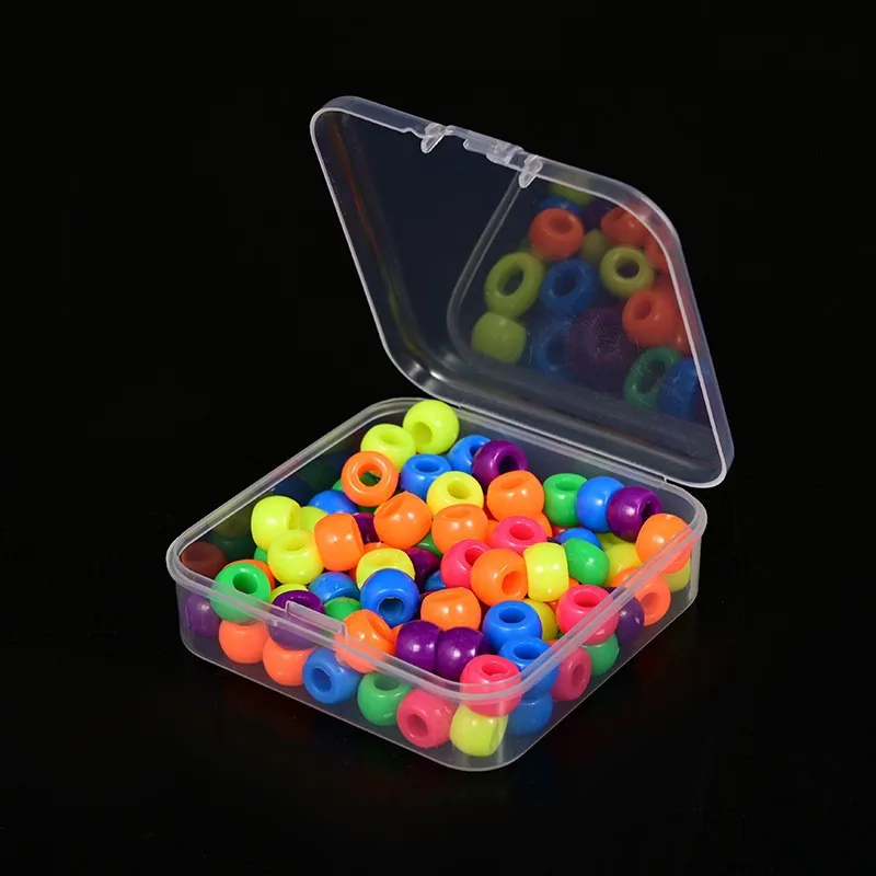 Square Plastic Box High Transparency Box Spare Parts Storage Hardware Accessories Fishing Gear Accessories Earplugs Small Box