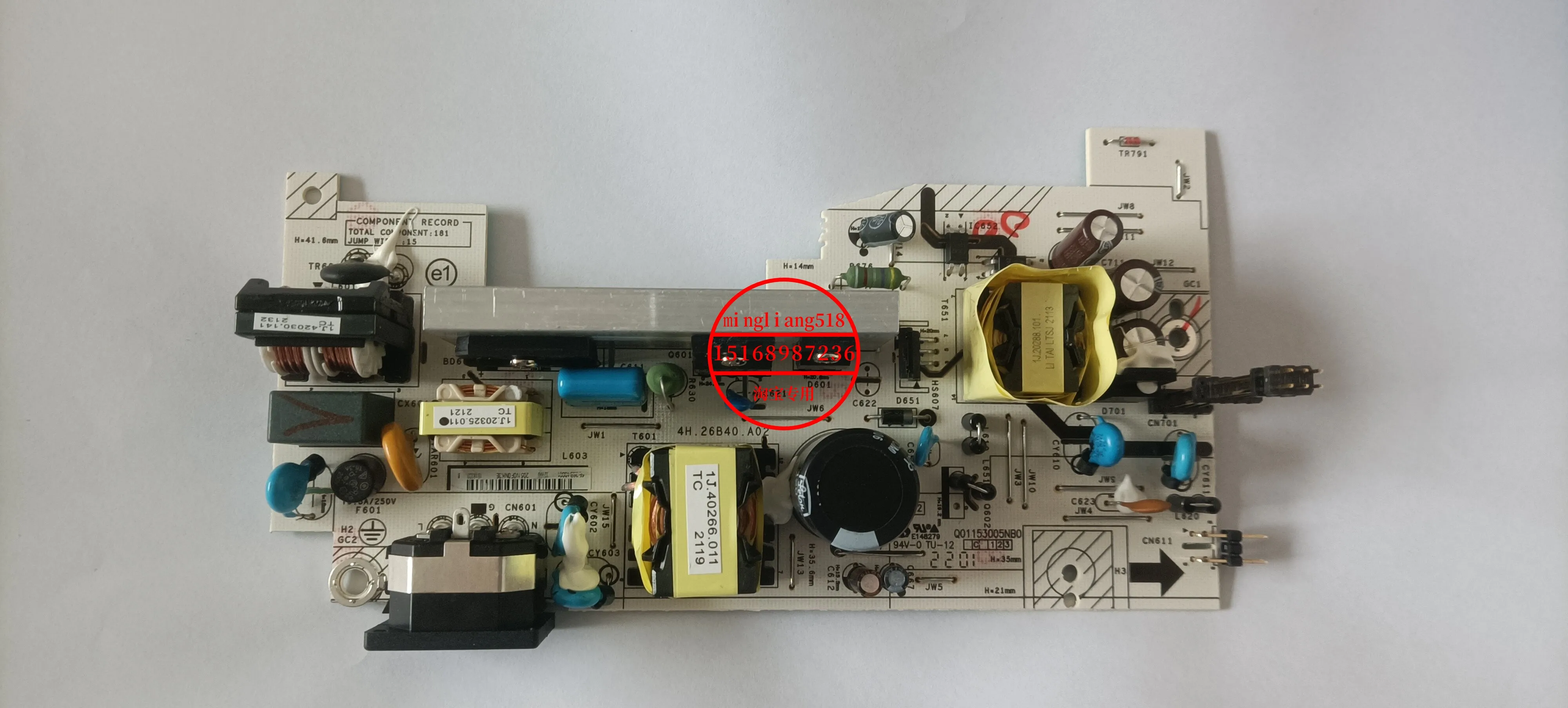 

AWO Original Projector Main Power Supply For BENQ MX505 MX505A MX507 MX515H MS504H MS517H MS521P MS524 MS524H Projectors